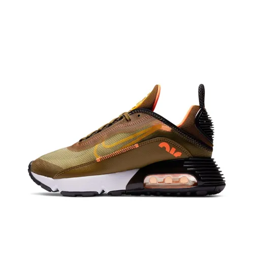 Nike Air Max 2090 Running Shoes Women's Low-Top Gold/Black