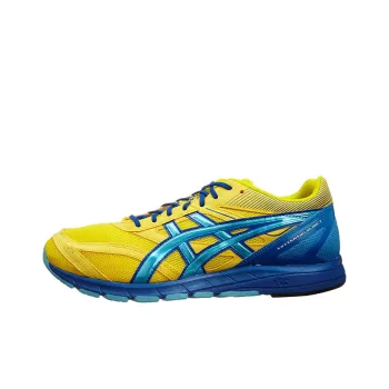 Asics Skysensor Glide 2 Wear-Resistant Low-Top Running Shoes Men's Yellow Blue