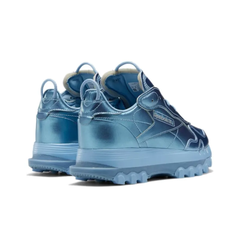 Reebok Classic Leather Cardi B Fluid Blue Women's-4
