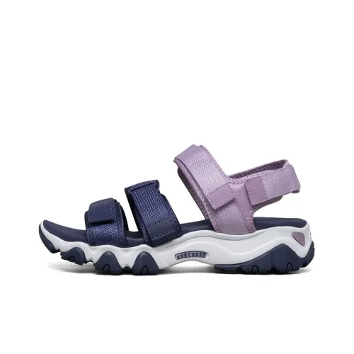 Skechers D'LITES Series Beach Sandals Women's Navy/Lavender