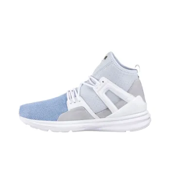 PUMA B.O.G. Limitless Hi Denim Anti-Slip Wear-Resistant Low-Top Running Shoes Women's White Blue