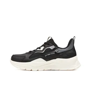 361° Cushioning, Wear Resistant Low Top Running Shoes Women's Black Gray