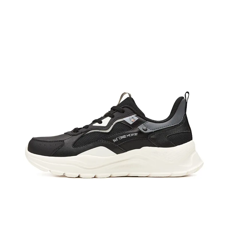 361° Cushioning, Wear Resistant Low Top Running Shoes Women's Black Gray-0