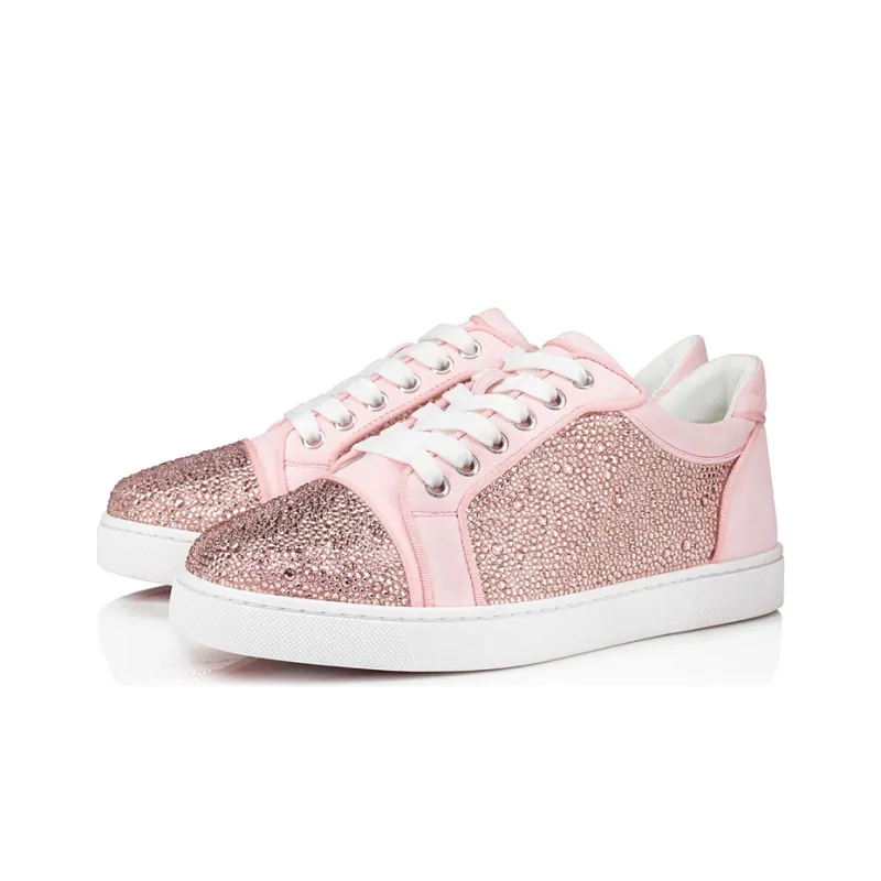 Christian Louboutin Skateboard Shoes Women's Low-Top Pink-1