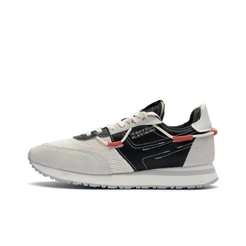 LiNing Shattered Stars Lightweight Rebound Low Top Running Shoes Men's Black-0