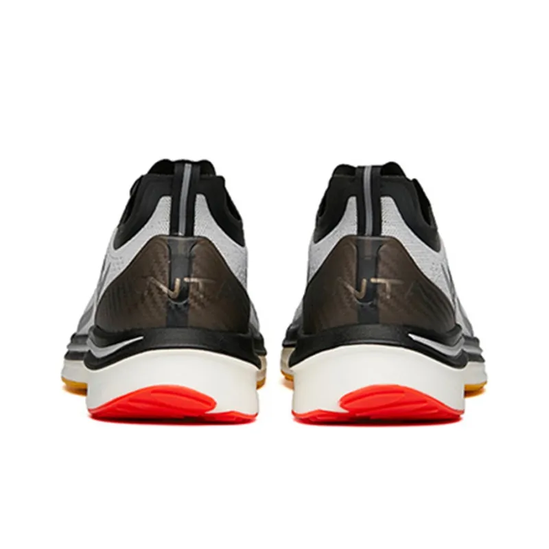 Anta Running Collection Cushioned Slip-Resistant Abrasion-Resistant Low-Top Running Shoes Men's Silver Black-3