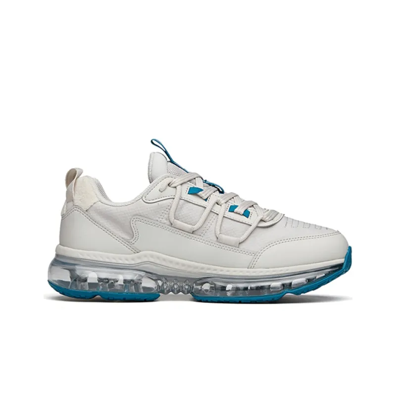 Anta Running Collection Cushioned Slip-Resistant Abrasion-Resistant Low-Top Running Shoes Men's Gray-1