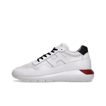 HOGAN Interactive³ Cushioning, Slip Resistant, And Abrasion Resistant Low Top Casual Shoes Men's Gray White