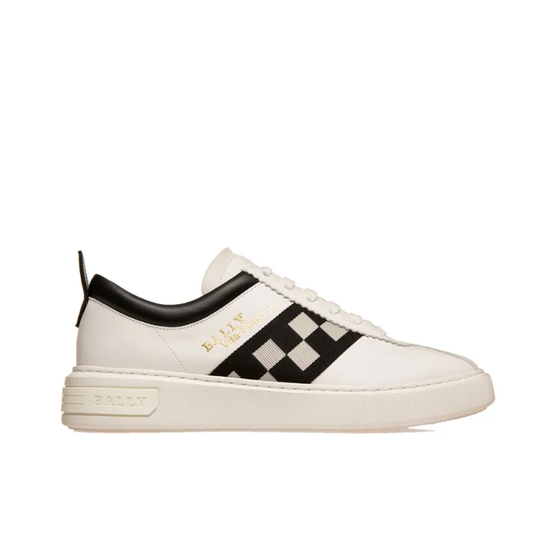 BALLY Stylish Skateboarding Shoes Men's White-1