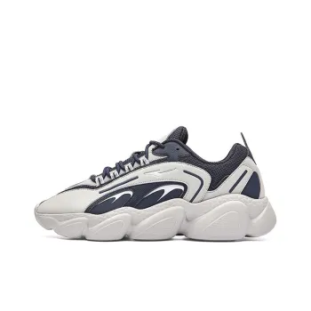 Erke Cushioning, Slip Resistant, Abrasion Resistant, Lightweight Low Top Running Shoes Men's Navy Blue