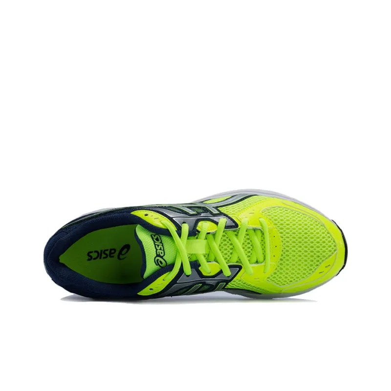 Asics Gel-Contend 2 Anti-Slip Wear-Resistant Low-Top Running Shoes Men's Neon Yellow Silver-2