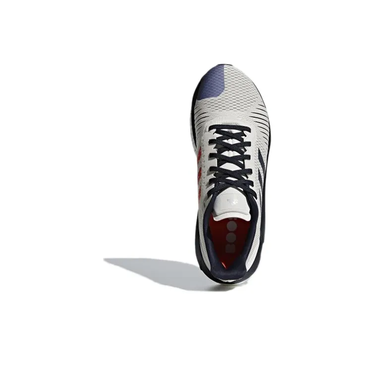 Adidas Solar Drive Slip-Resistant Low-Top Running Shoes Men's Gray Black-3