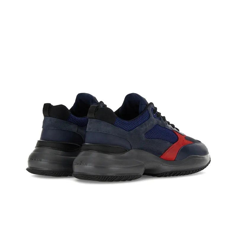 HOGAN Interaction Low Top Casual Shoes Men's Blue-4