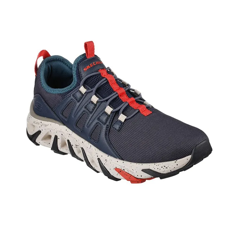 Skechers Relaxed Fit Flex Conway - Osley Cushioning Anti-Slip And Wear-Resistant Low-Top Casual Shoes Men's Marine Blue-2
