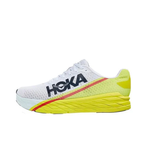 HOKA ONE ONE Rocket X White Evening Primrose All Gender