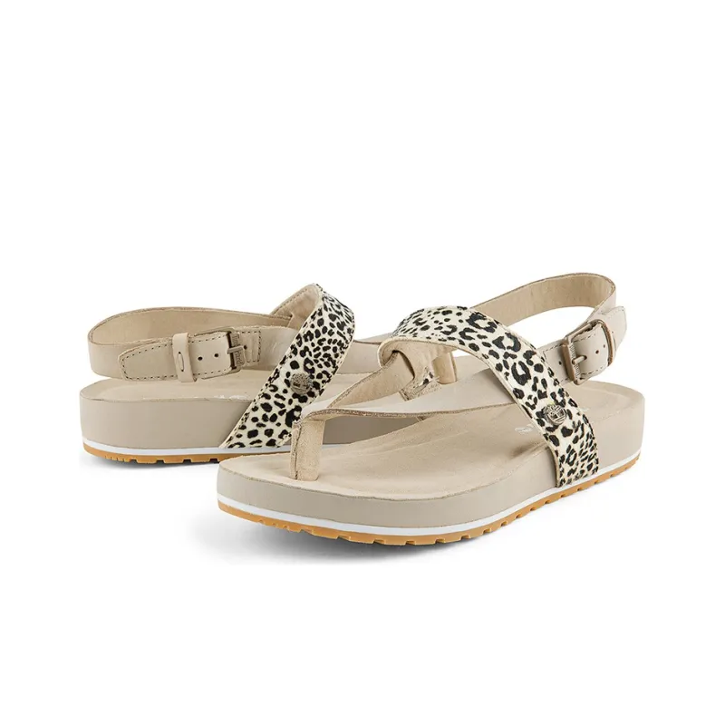 Timberland Malibu Waves Thong Sandal 'Leopard Nubuck' Women's-4