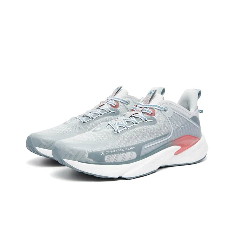 XTEP Running Shoes Men's Gray Comfortable And Sports-1