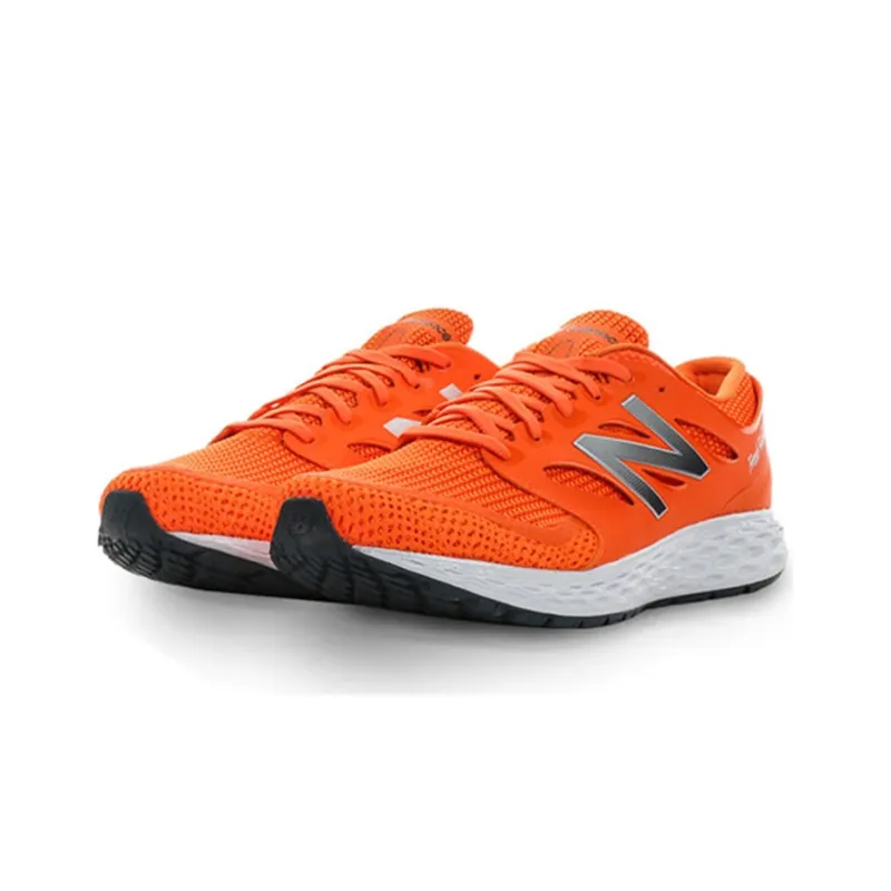 New Balance Cushioning Anti Slip Wear Resistant Breathability Low Top Running Shoes Men's Orange-1