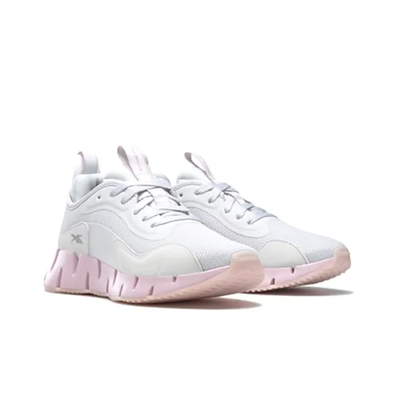 Reebok Zig Dynamica 1 Running Shoes Women's Low-Top Gray/Pink-2