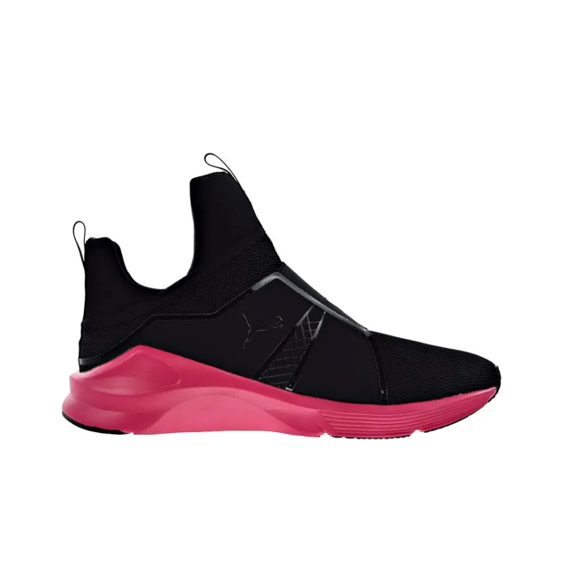 PUMA Fierce Core Anti-Slip Wear-Resistant Low-Top Running Shoes Women's Black Pink-1