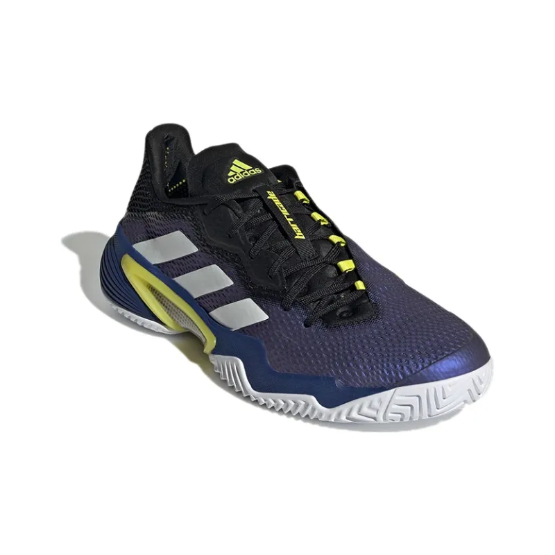 Adidas Barricade 'Navy Blue Yellow White'-2