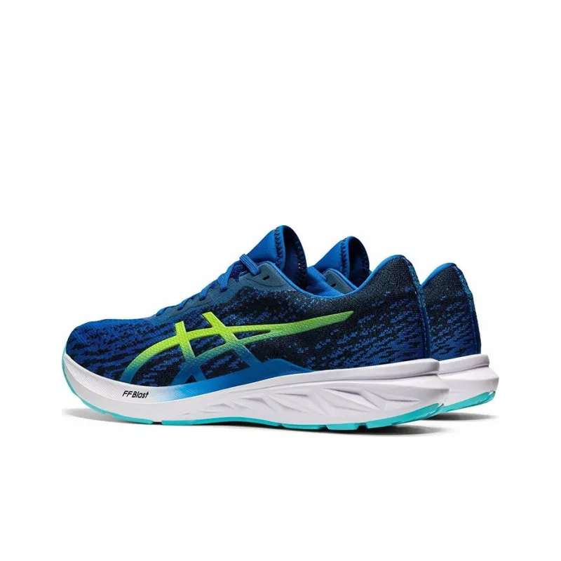 Asics Dynablast 2 Wear Resistant Low Top Running Shoes Men's Azure Blue-3