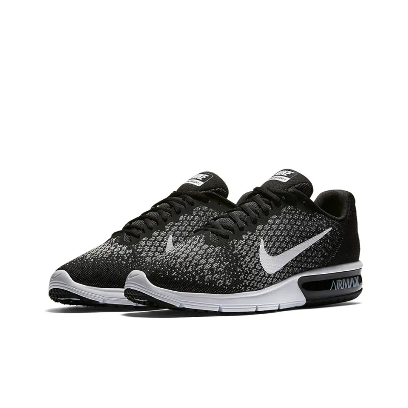 Nike Air Max Sequent 2 Black White-2