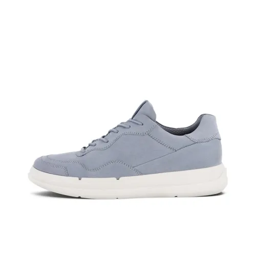 Ecco Skateboard Shoes Women's Low-Top Blue