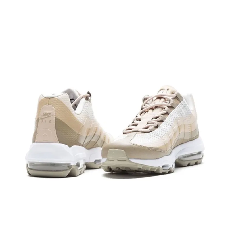 Nike Air Max 95 Running Shoes Men Low-Top Yellow/Brown/White-3