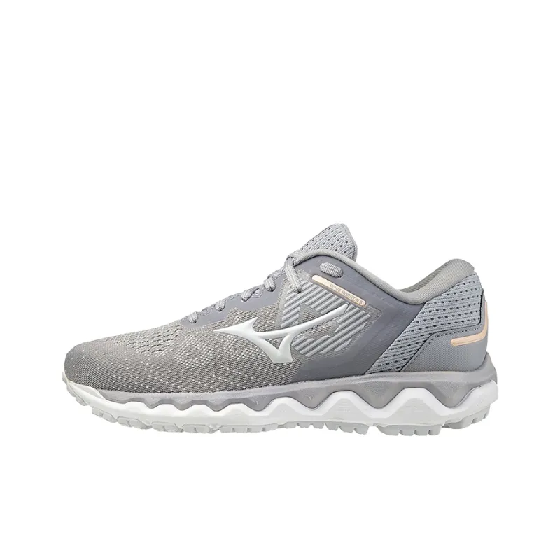 Mizuno Horizon 5 Wear-Resistant Low-Top Running Shoes Women's Gray White-0