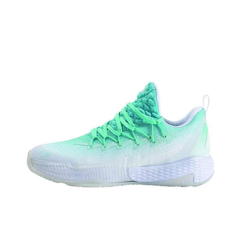 PEAK Basketball Shoes Unisex Low Top Dreamy Green-0