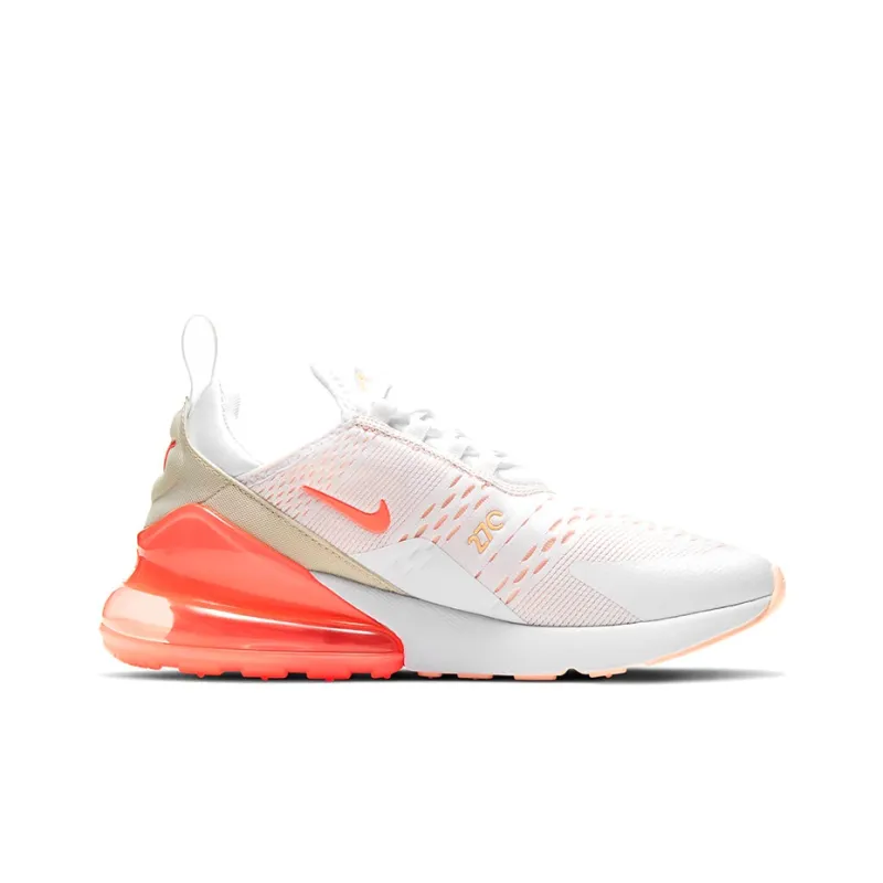 Nike Air Max 270 Essential White Bright Mango Women's-1