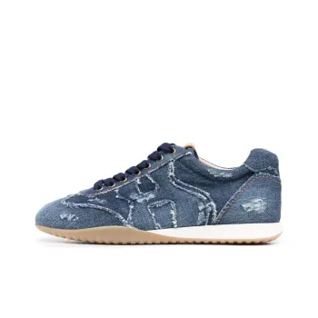 HOGAN Olympia Cushioning Anti-Slip And Wear-Resistant Low-Top Running Shoes Women's Blue