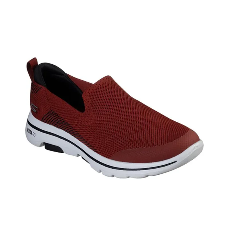 Skechers Go Walk 5 Breathable Low-Top Casual Shoes Men's Burgundy-2