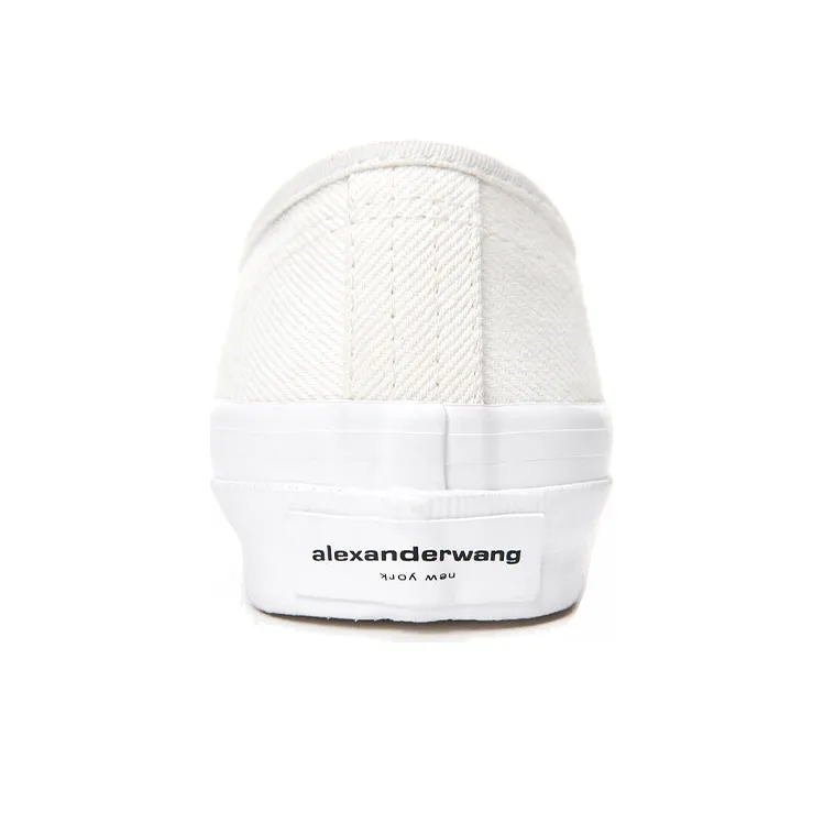 Alexander Wang Dropout Stylish Skateboarding Shoes Women's White-3
