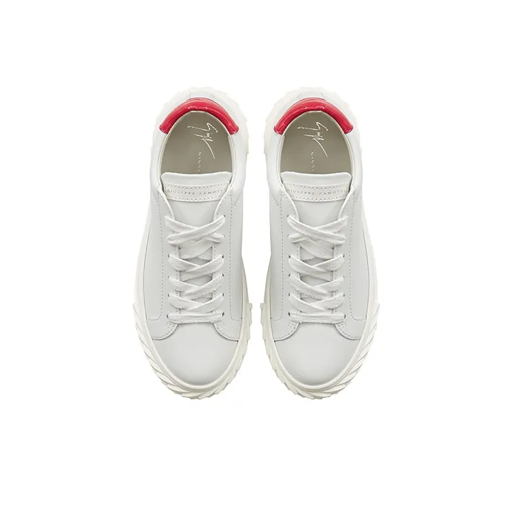 Giuseppe Zanotti/GZ Blabber Low Top Skateboard Shoes Women's White Red-3