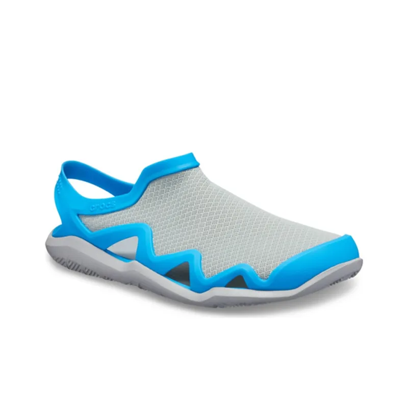 Crocs Swiftwater Mesh Wave Sandals 'Grey Blue'-2