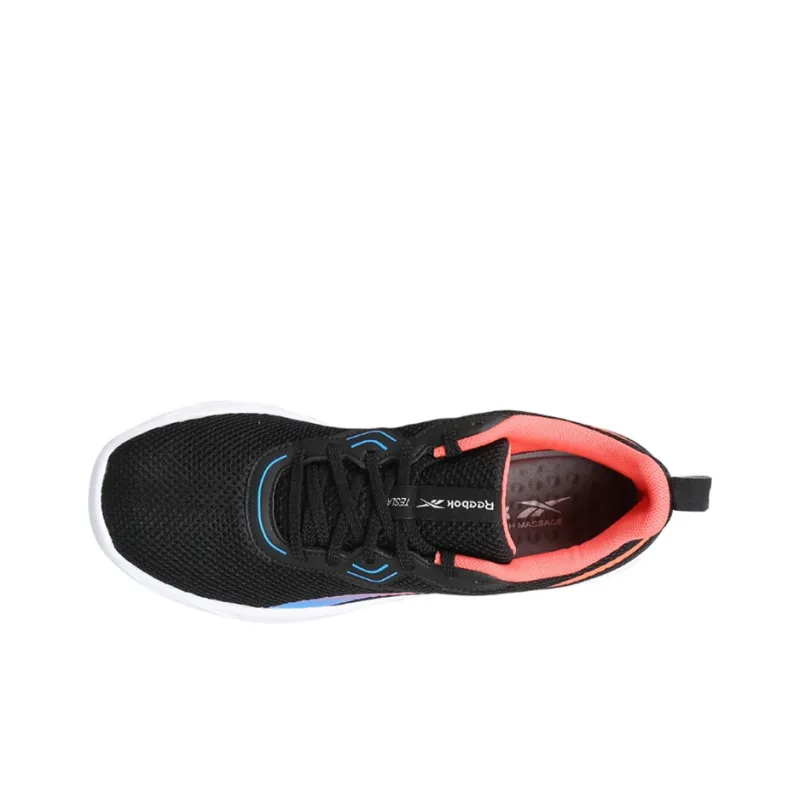 Reebok Running Tesla 1.0 Slip-Resistant Low-Top Running Shoes Men's Black Orange Blue-3