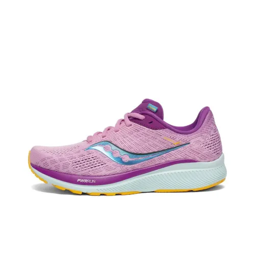 Saucony Guide 14 Running Shoes Women's Low-Top Purple/Red/White