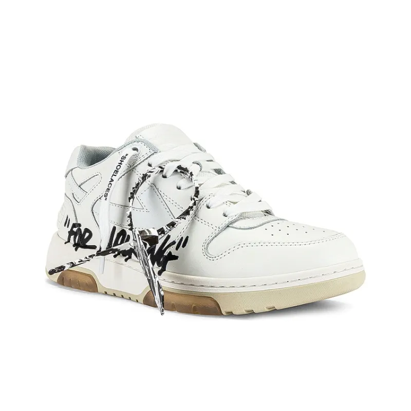 OFF WHITE Out Of Office Leisure Sneakers Black/White-2