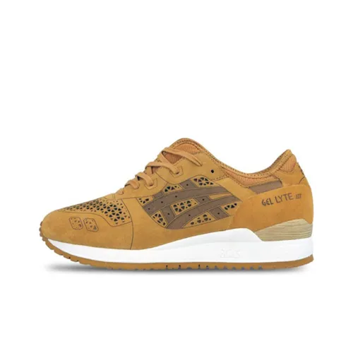 Asics Gel-Lyte 3 Anti-Slip Wear-Resistant Low-Top Running Shoes Men's Ginger Yellow