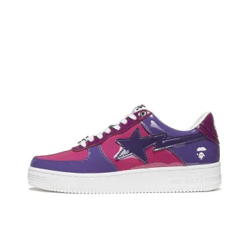 A BATHING APE Bape Sta Low Color Camo Combo Purple