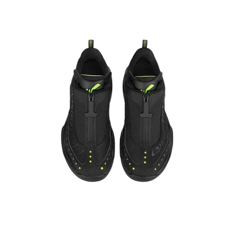 LOUIS VUITTON Millenium Cushioning, Slip Resistant, And Abrasion Resistant Low Top Casual Shoes Men's Black-2