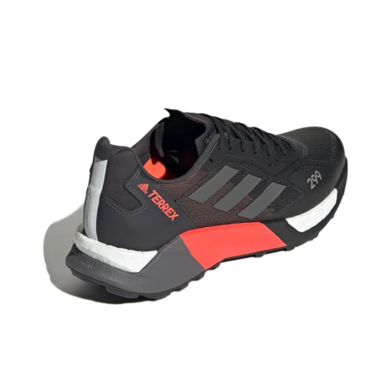 Adidas Terrex Agravic Ultra Trail 'White Solar Yellow'-3