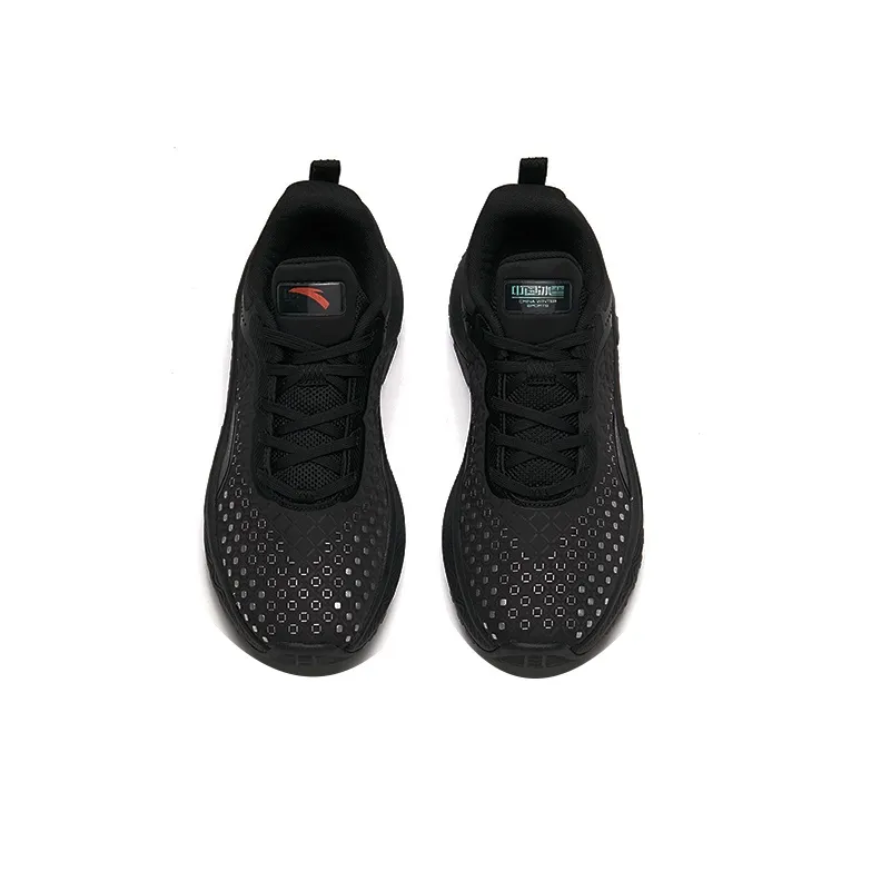 Anta Snow Collection Cushioning Anti Slip And Wear Resistant Low Top Hiking/Trekking Shoes Men's Black All-2