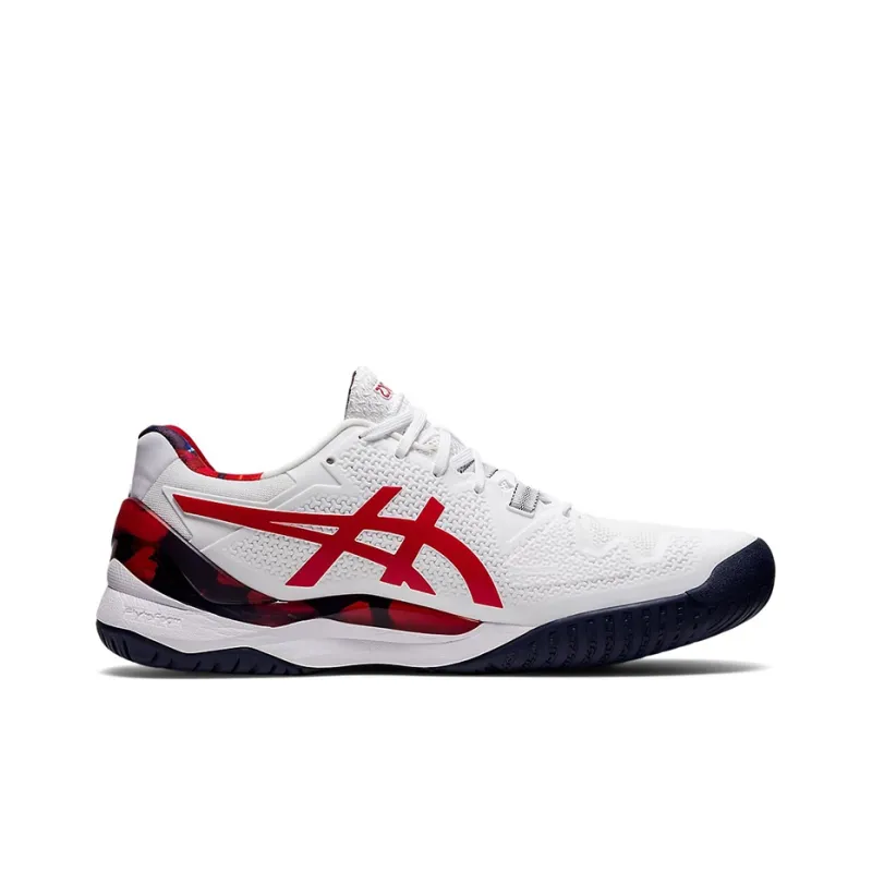 Asics Gel Resolution 8 Le 'White Classic Red'-1