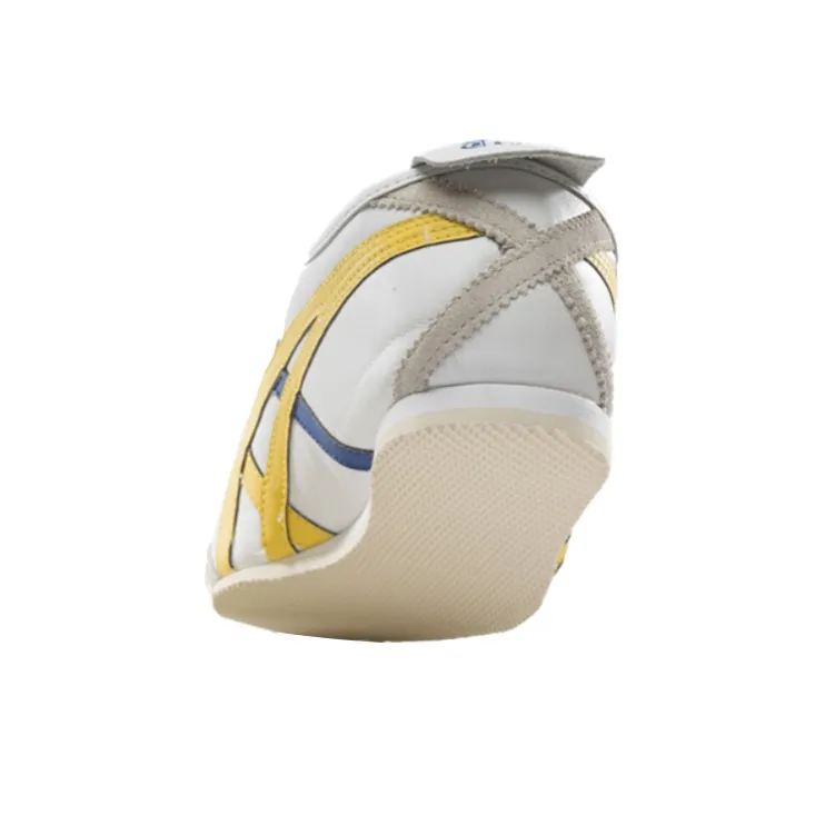 Onitsuka Tiger MEXICO 66 Slip Resistant Low Top Casual Shoes Unisex White Yellow Blue-3