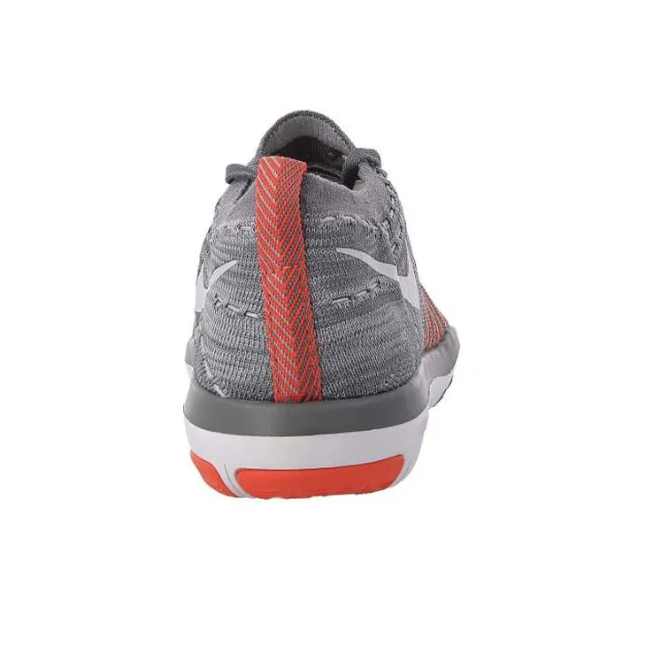 Nike Free Transform Flyknit Low Top Grey/Orange Women's-4