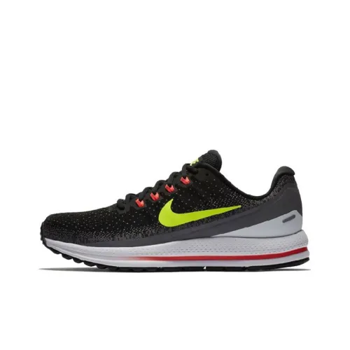 Nike Air Zoom Vomero 13 Running Shoes Men Low-Top Black/Green/White