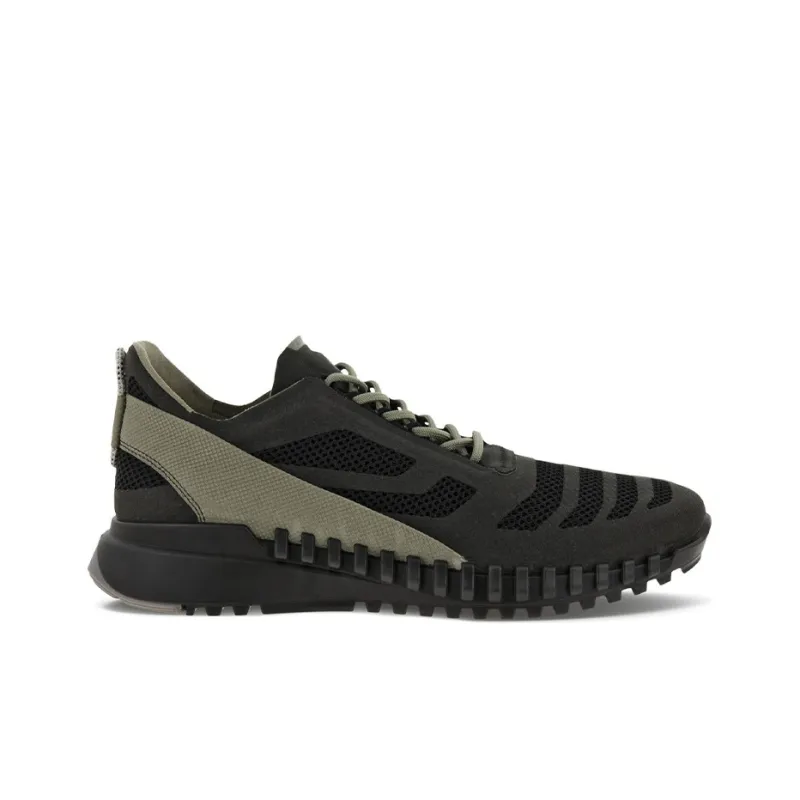 Ecco Zipfle Abrasion Resistant Breathable Low Top Running Shoes Men's Black-1